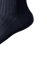 Load image into Gallery viewer, NOSOCKS long wool - donkerblauw - hiel