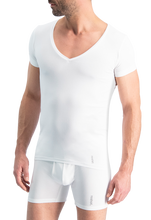 Load image into Gallery viewer, NOSHIRT lite - deep V - wit
