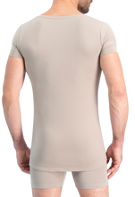 Load image into Gallery viewer, NOSHIRT lite - regular V - invisible khaki - achterkant