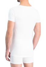 Load image into Gallery viewer, NOSHIRT original - deep V - wit - achterkant